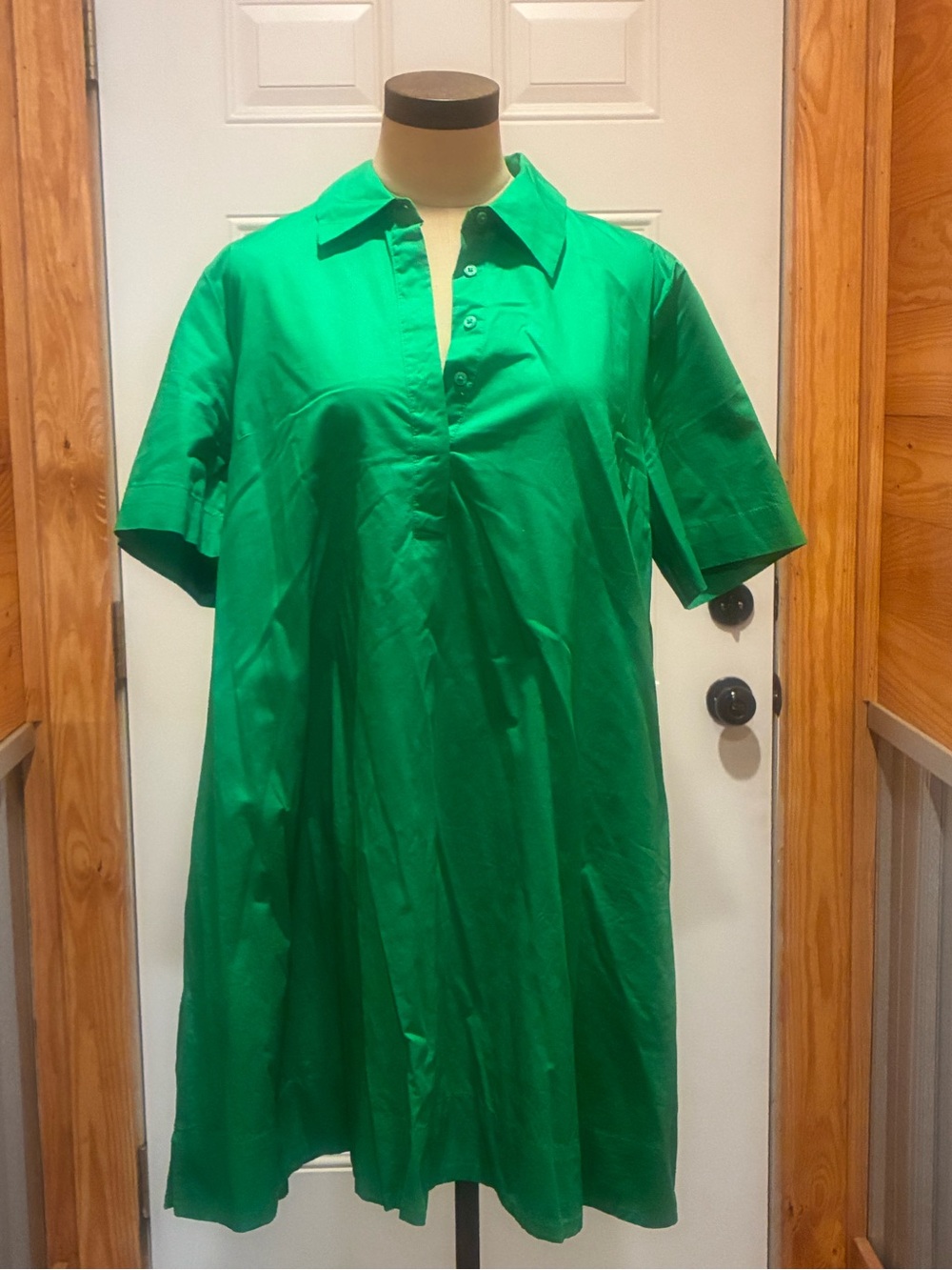Old Navy Bright Green Polo Shirt Dress